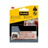 3M Dual Lock Hook and Loop Fastener SJ3550 White 25 mm x 75 mm, 4 Strips 7100151768