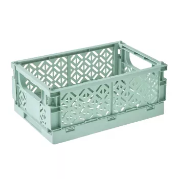 keeeper Mini Folding Box fritzi, Size M, Nordic Green, 3.4 Litre, Foldable Decorative Box, Food-Safe, 1 Piece 1023331500000