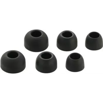 Basetech YTI-189 Ear Cushion Replacement Pads, 3 Pairs, Black (BT-2201974)