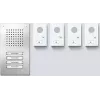 Siedle SET CLAB 850-4 E/W Audio Set Classic Stainless Steel/White (210010048-00)