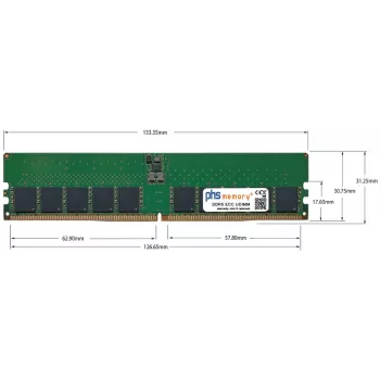 PHS-memory 48GB DDR5 ECC UDIMM 5600MHz PC5-44800E Memory Module for Asus TUF Gaming B650M-PLUS WIFI SP570372