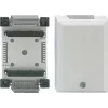 Rutenbeck VKP 85/2 Ap Surface-Mount Distribution Box, Light Grey RAL 7035 27010101