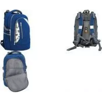 Faber-Castell Eberhard Faber X-Style School Backpack, Denim Blue, 28 L, for Children & Teenagers 9-16 Years, Polyester 577636