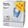 Siemens VZ123FP MegaAir SuperTEX Vacuum Cleaner Bag Set (Type G/G ALL, 4 Bags + 1 Micro Filter)