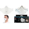 3M Aura 9320+ FFP2 Respirator Mask without Exhalation Valve, 3-Panel Fold Flat Mask, White, 1-Pack 9320-5