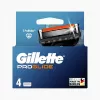Gillette ProGlide Men's Razor Blade Refills, 4 Cartridges, 5 Anti-Friction Blades + Precision Trimmer, Lubrastrip, Compatible with Fusion5 Handles 8001090456366