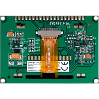 JOY-IT COM-OLED2.42 2.42 inch OLED Display Module 128x64, White, SPI/I2C, SSD1309