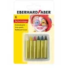 FABER-CASTELL EBERHARD FABER Makeup Pencils, Short, 6 Colours, High Intensity, Dermatologically Tested, 1 Set (579106)