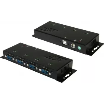 EXSYS EX-1334HMV-2 4-Port USB 2.0 to RS-232 Serial Adapter with Metal Housing