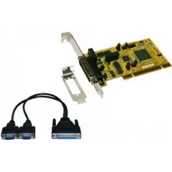 EXSYS EX-42372IS 2-Port PCI RS-422/485 Serial Card with Surge Protection, Low Profile
