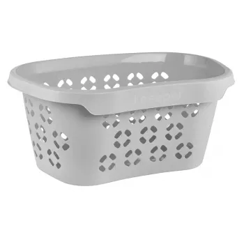 keeeper anton Laundry Basket, 30.5 L, Nordic Grey, Ergonomic, Ventilated, 575 mm Width 1009313000000