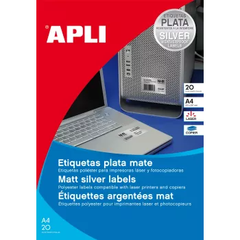 AGIPA Weatherproof Polyester Film Labels 105 x 148 mm White (1 Sheet) 1227