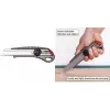NT Cutter L-550GP 18mm Snap-Off Utility Knife with Aluminium Body, Metal Blade Guide, Screw Lock, Anthracite h1310511