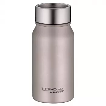 THERMOS TC Insulated Travel Mug, 0.35 L, Rosé Matt Stainless Steel, Leak-Proof, Double-Walled 4097.371.035