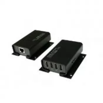 EXSYS EX-1444 4-Port USB 2.0 Cat.5/6 Extender, up to 100 m
