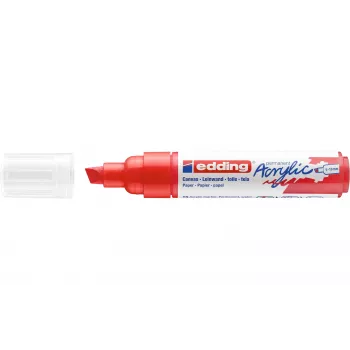 Edding 5000 Acrylic Marker Broad Chisel Tip Red 4-5000902