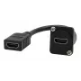 EXSYS EX-49163 D-Type HDMI Cable Adapter, Socket to Socket, 20 cm