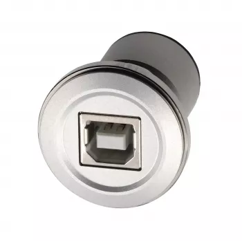 EXSYS EX-49193 Metal Panel-Mount USB 2.0 Adapter USB-B Socket to USB-A Socket
