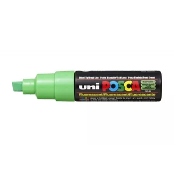 POSCA PC-8K Pigment Marker Neon Green Chisel Tip 8.0 mm PC8K V FLUO