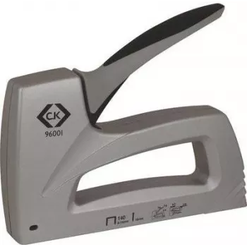 C.K Tools Heavy-Duty Stapler for 6-14 mm Staples, Die-Cast Aluminium, Bi-Material Handle 496001