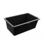 Bradas KTKP60 PVC Mortar Tub 60L Black with Profiled Edges