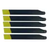 Amewi Main Rotor Blades Set Yellow for MD500E/H145 (057-25334-26)