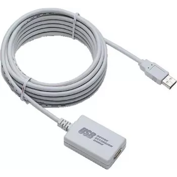 EXSYS EX-1401 Active USB 2.0 Extension Cable 5m USB-A Male to Female with Signal Regeneration