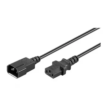 MicroConnect PE1413BL18 Power Cable C14 to C13 1.8 m Black