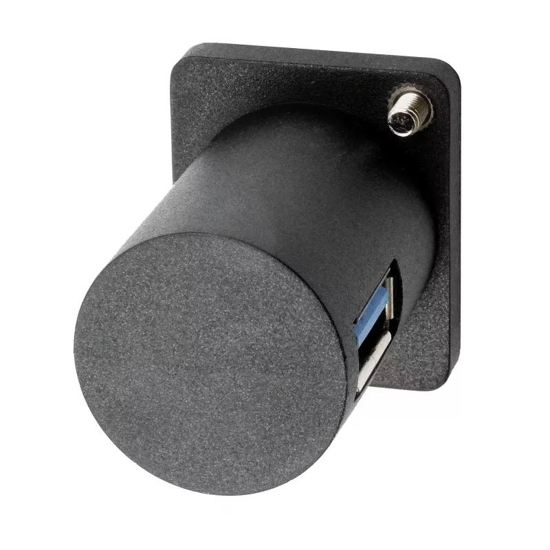 EXSYS EX-49154 D-Type Adapter USB-A Socket to Socket 90°, USB 3.2 Gen 1