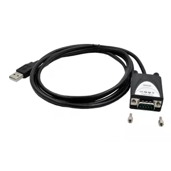 EXSYS EX-1311-2IS USB 2.0 to RS-232 Serial Adapter with FTDI FT232RL Chipset, 921.6 Kbps, DB9 Plug, 0.8 m Cable