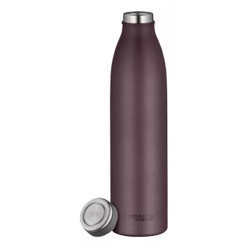 THERMOS TC Bottle Insulated Bottle 0.75 L, Double-Walled Stainless Steel, Vacuum Insulated, BPA-Free, Burgundy Matte 4067.301.075