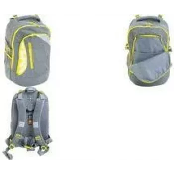 FABER-CASTELL EBERHARD FABER X-Style School Backpack 28L Grey/Neon Yellow 577637