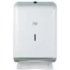 Tork Elevation Metal Folded Hand Towel Dispenser, White, H2 System, Z/C/V Fold, Refill Indicator, Key Lock, Wall Mount 208140