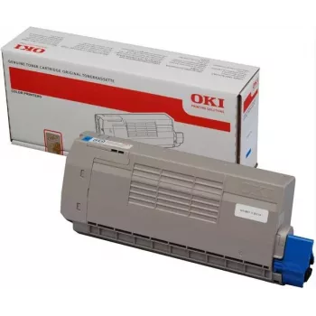 OKI 43866107 original cyan toner cartridge, 10000 pages, for C5850/C5950/MC560 series