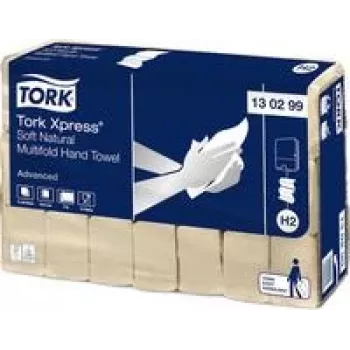 TORK 130299 H2 Advanced Interfold Hand Towels, 2-Ply, White, 3780 Sheets