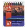 Caran d'Ache Neocolor I Wax Pastels, Set of 10, Round, Paper Sleeves, Homogeneous Colors 7000.310