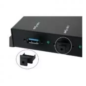 EXSYS EX-1111 USB Type-A Port Dust Covers (10-Pack, Black)