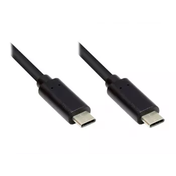 EXSYS EX-K1585-0.5 USB-C to USB-C Cable 0.5m Black