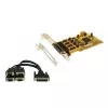 EXSYS EX-41384 PCI 4-Port RS-232 Serial Card with Low-Profile Bracket