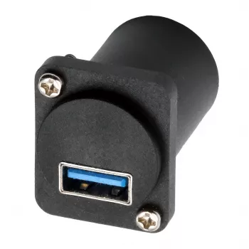 EXSYS EX-49155 USB 3.2 Gen 1 D-type built-in adapter, USB-A socket to USB-B socket