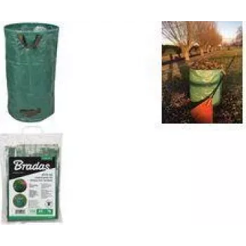 Bradas PICK-UP Foldable Garden Bag 270L Green Tear-Resistant Water-Repellent TQ-B270