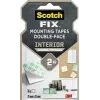 3M Scotch-Fix Indoor Mounting Squares 25 mm x 25 mm White (12-Pack) 7100263584