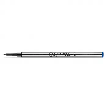 Caran d'Ache 8222.160 rollerball refill, F, blue, steel tip, for rollerball 849