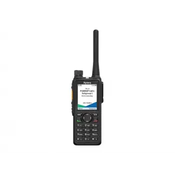 Hytera HP785G BT V1 VHF Digital/Analogue Handheld Radio with GPS, Bluetooth, 2400mAh Battery, Desktop Charger, Antenna and Belt Clip