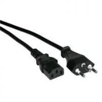 VALUE Power Cable Swiss Type J to IEC C13 1.8m Black 19.99.1220