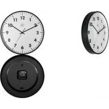 NEXTIME STIL Quartz Wall Clock 400 mm White Dial Black Hands 7317-V2