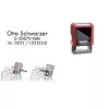 Trodat Printy 4910 4.0 Automatic Self-Inking Text Stamp, 3 Lines, Black 53536