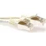 ACT Ivory 3m S/FTP CAT6A Snagless Patch Cable (FB6003)