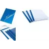 PAVO Thermal Binding Folder A4, 4 mm Spine, Leather-Look Blue Back, Transparent Front Cover, 1 Piece 8011582
