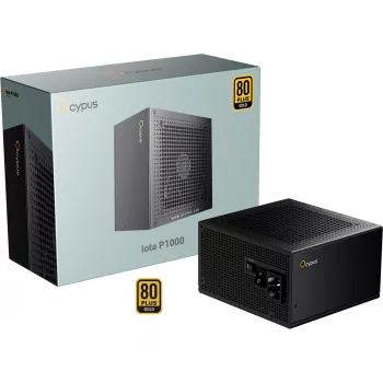 OCYPUS Iota P1000 1000W 80 PLUS Gold ATX 3.0 Fully Modular Power Supply - Black